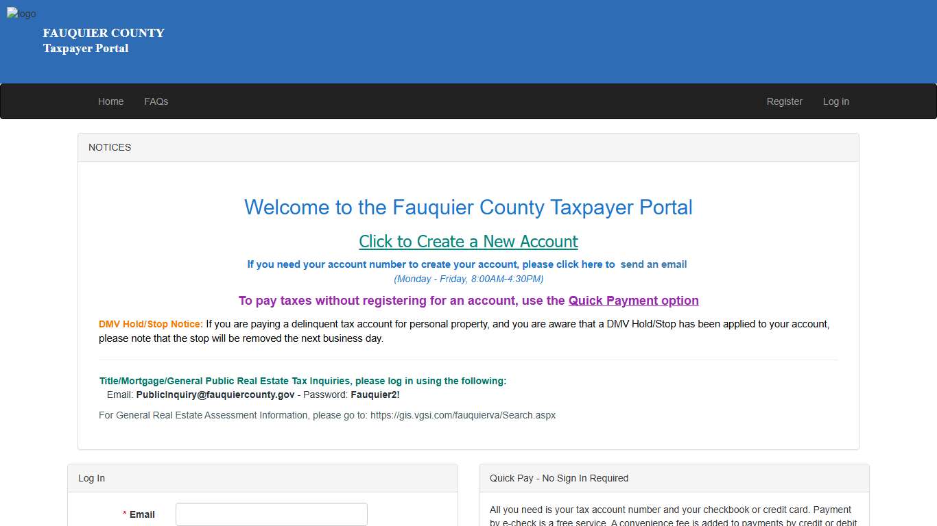 Fauquier County - Home Page